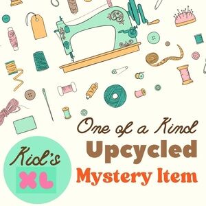 Mystery Box One of a Kind Upcycled Item Kids XL 14 / 16 Boys Girls Fun Unique